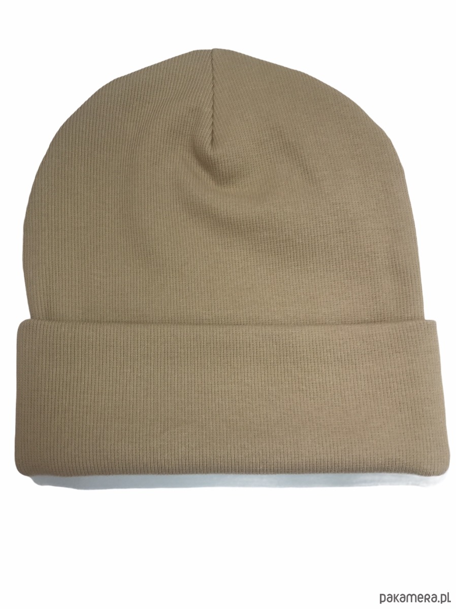 Bawełniana Czapka Beanie Karmel