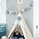 Tipi i wigwamy, czyli jak stworzyć domową kryjówkę.