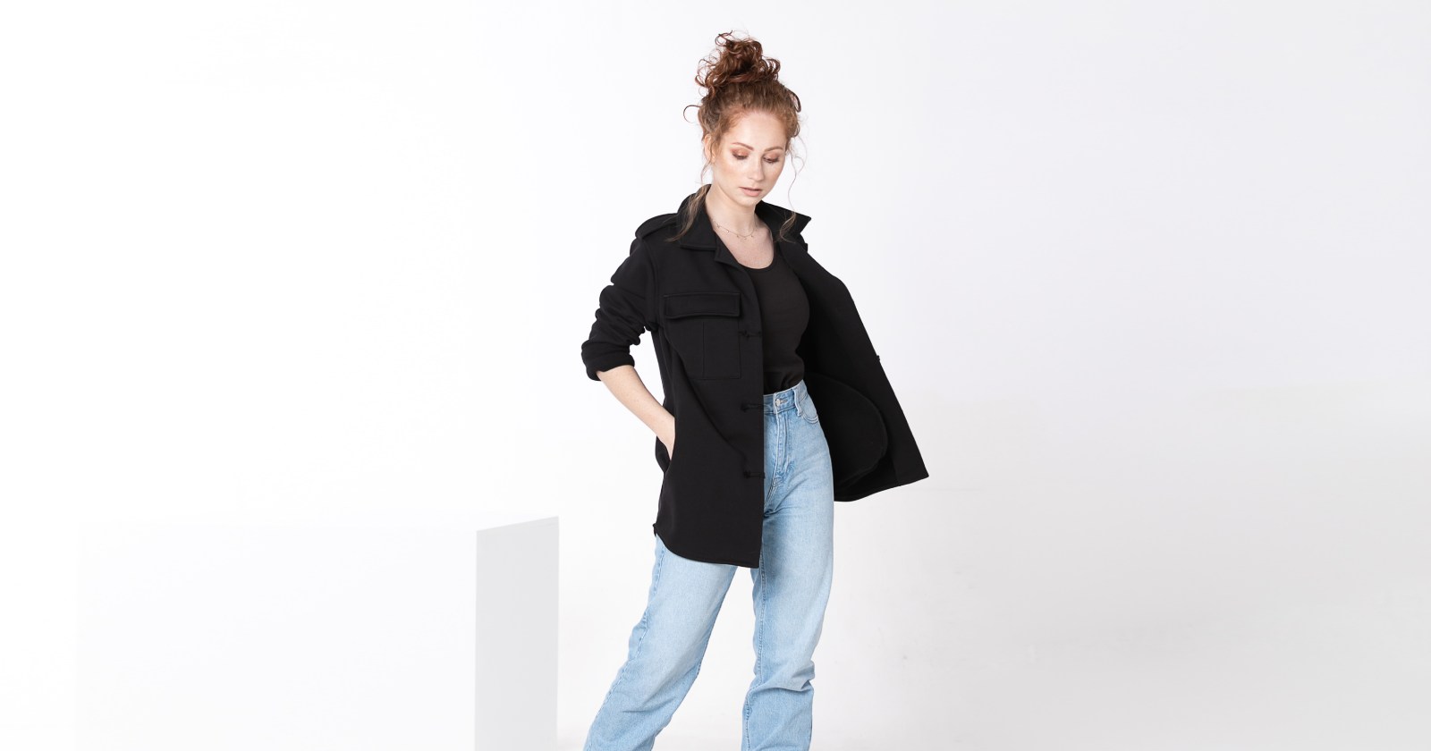 marynarka oversize do jeansów