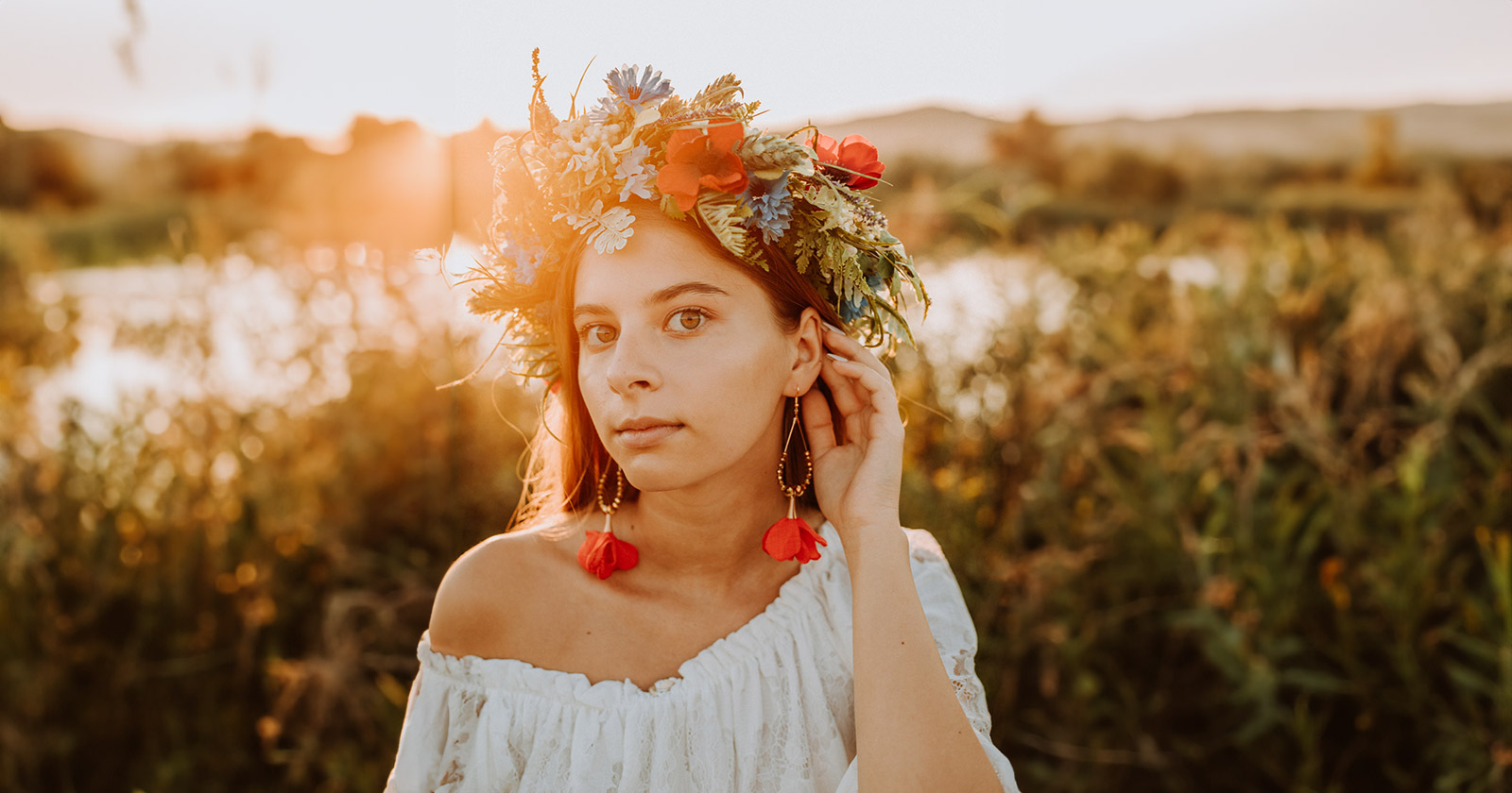 kolczyki do sukienki boho