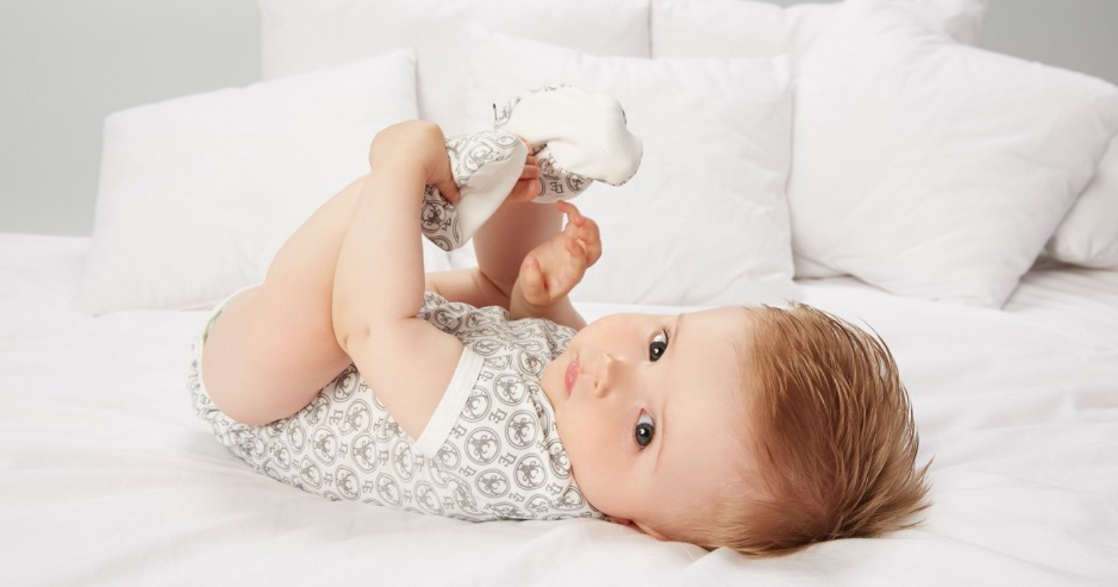 Body dla niemowlaka z nadrukiem Dear Eco wykonane z najwyższej jakości, zbieranej ręcznie bawełny organicznej